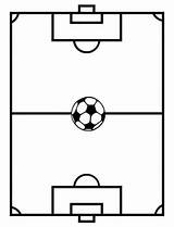 Soccer Pitch sketch template