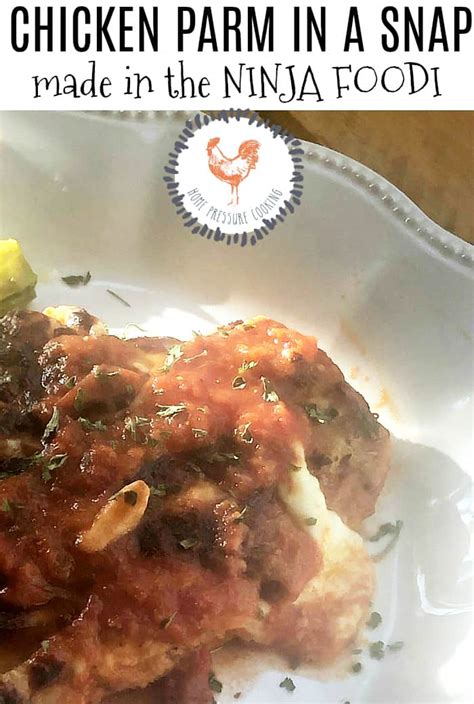 Chicken Parmigiana Made In The Ninja Foodi Home Pressure