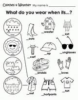 Kindergarten Coloring Pages Four Worksheet Clothing Getdrawings Seasons sketch template