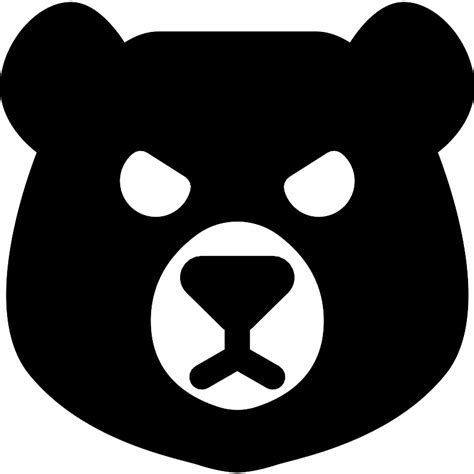 bear head vector svg icon svg repo