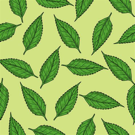 green leaves pattern vector clipart image  stock photo public