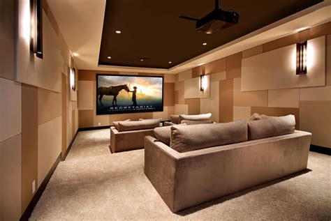 home theater  addition  large modern interior small design ideas