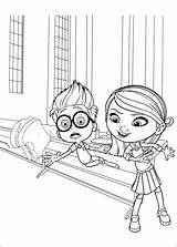 Peabody Sherman Mr Coloring Books Pages sketch template