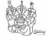 Coloring Party Pages Pinkalicious Birthday Printable Kids sketch template
