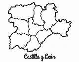 Coloring Peninsula Castilla Colorear Leon Template sketch template