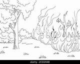 Wildfire sketch template