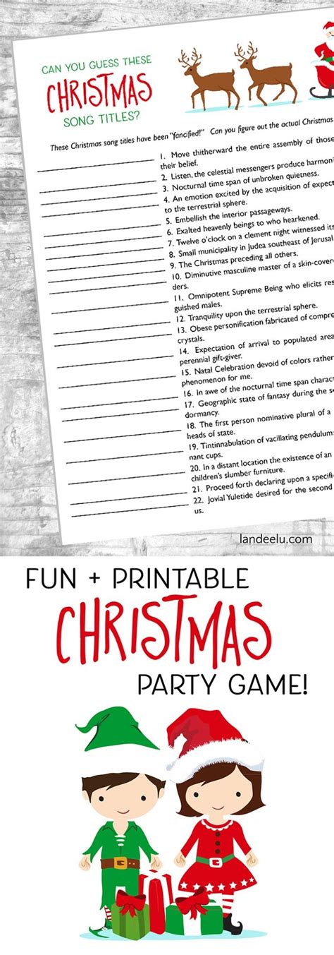 festive  christmas printables fun christmas games