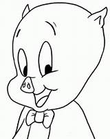 Pig Porky Coloring Pages Tunes Looney Kids Disney Getdrawings Printable Getcolorings Cartoon sketch template