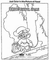 Fievel American Coloring Tail Bring Pages Template sketch template