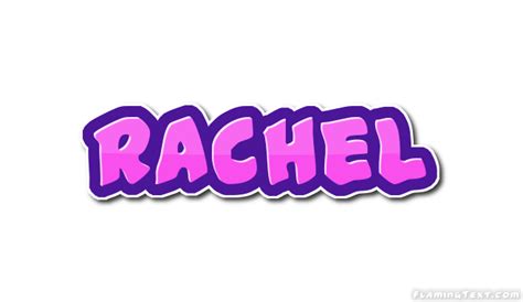 Rachel Logo Free Name Design Tool From Flaming Text