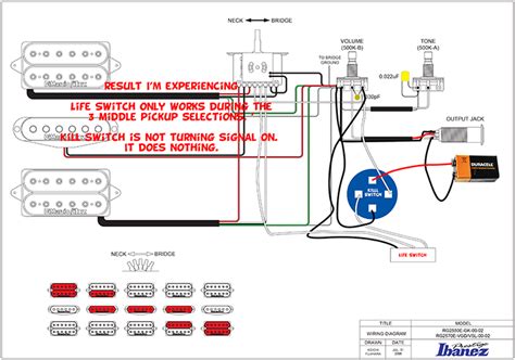 ibanez pickup wiring ibanez sixfdfm wiring diagram changing  ibanez guitar pickup youtube