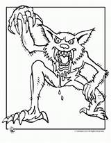 Werewolf Coloring Halloween Pages Kids Head Color Library Clipart Collection Scary Ultimate sketch template