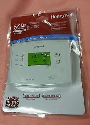 rthb honeywell   day programmable thermostat rthb  heatingcooling  ebay