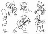 Simpsons Coloring Pages Marge Kids Printable Print Simpson Characters Book Lisa Cartoons Bart Homer Maggie Colorings Post Play Popular Bestcoloringpagesforkids sketch template