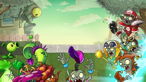 plants  zombies wallpapers top  plants  zombies backgrounds wallpaperaccess