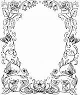 Border Coloring Pages Clip Boys Floral Designs Library Clipart sketch template