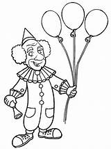 Payaso Cool2bkids Clowns Ausmalbild Globos Bunch Luftballons Ausdrucken Getdrawings sketch template