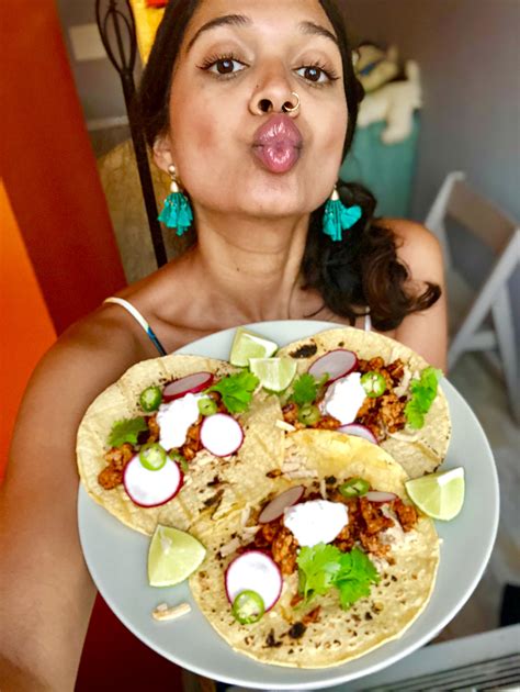 Chipotle Chick’n Tacos Chef Priyanka Vegan Celebrity Chef Tv Host
