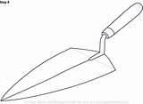 Trowel Drawing Draw Step Tools Shown Additional Complete Figure Details Tutorials sketch template