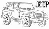 Rubicon Jeeps Coloringfolder Mewarnai Kolorowanka sketch template