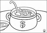 Coloring Pages Kids Food Navigation Post Soup2 sketch template