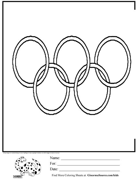 olympic circles coloring pages   print