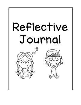 reflective journal cover  st michaels primary team tpt