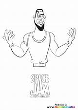 Lebron Legacy Goon Brow Animated sketch template