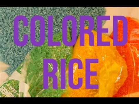 color rice youtube