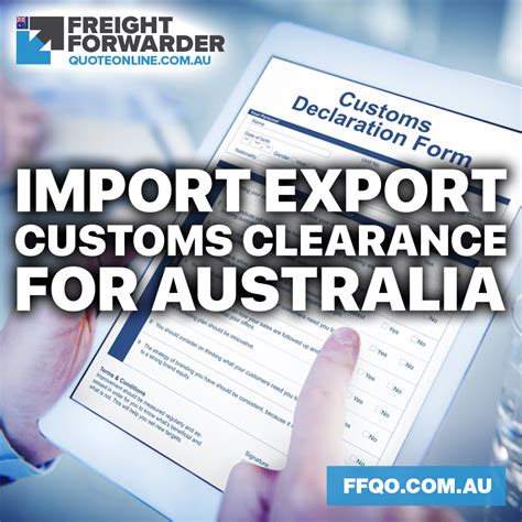 import export customs clearance  australia fast  reliable