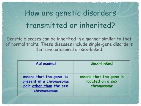 Ppt Genetic Disorders Powerpoint Presentation Free Download Id 6904890
