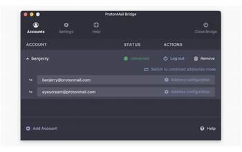 ProtonMail Bridge screenshot #1