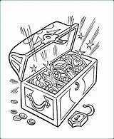 Treasure Coloring Box Color Pages Chest Getdrawings Getcolorings sketch template