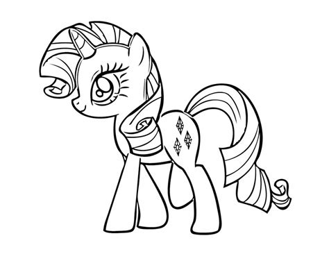 printable   pony coloring pages  kids