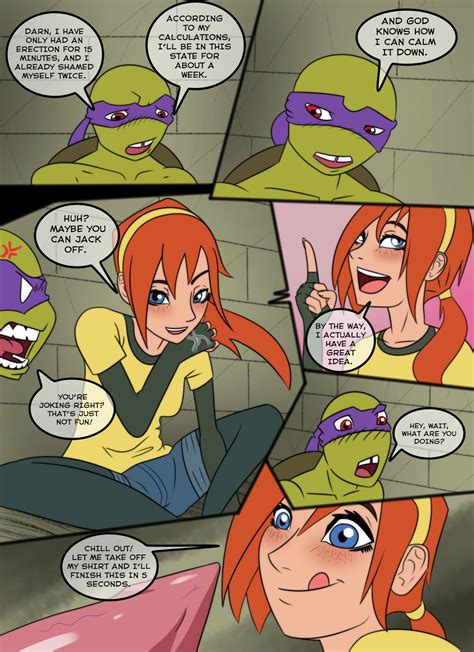 tmnt relax in april porn comics one