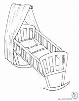 Cot Sketch Print Paintingvalley Coloring sketch template