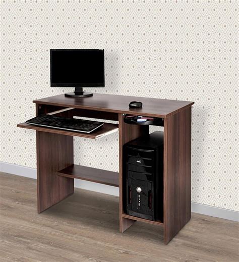 buy nice computer table  acacia dark matt finish  delite kom  computer tables