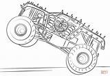 Monster Coloring Pages Jam Truck Max Trending Days Last sketch template