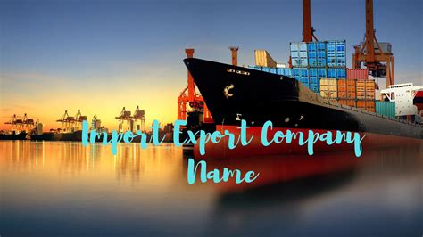 import export company  ideas brands list