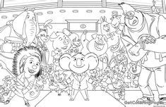 johnny  sing  coloring page sing  coloring pages