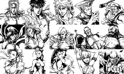 chun li cammy white ryuu ken masters elena and 10 more street fighter and 2 more drawn by