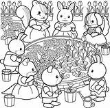 Sylvanian Families Pages Family Coloring Colouring Choose Board Animal Sheets sketch template