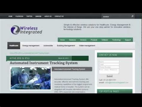 automated instrument tracking system youtube