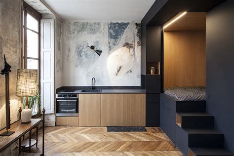 batiik refurbished small paris studio apartment idesignarch interior design architecture