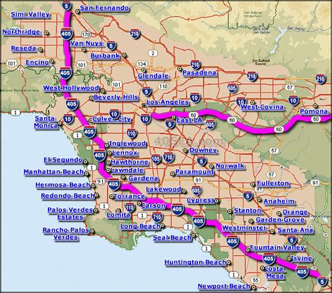 pomona freeway map