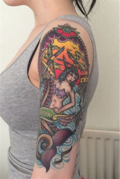 Traditional Tattoo Sleeve Designs Ideas And Meaning