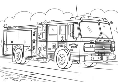 fire truck coloring pages firetruck coloring page truck coloring