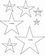 Star Templates Template Printable Stars Patterns Outline Shape Stencils Stencil Different Size Pattern Mend Bonus Better Coloring Book Review Inch sketch template