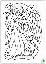 Coloring Christmas Colouring Angel Angels Pages Library Clipart sketch template