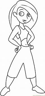 Kim Possible Coloring Pages Coloringpages101 sketch template